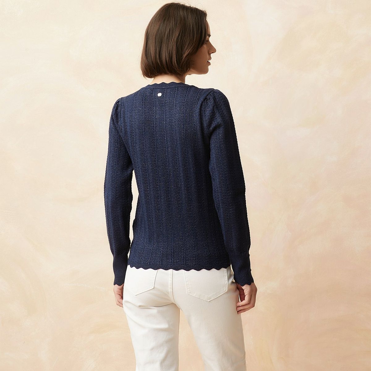 ELLE - Polo Manga Larga Casual Mujer Elle