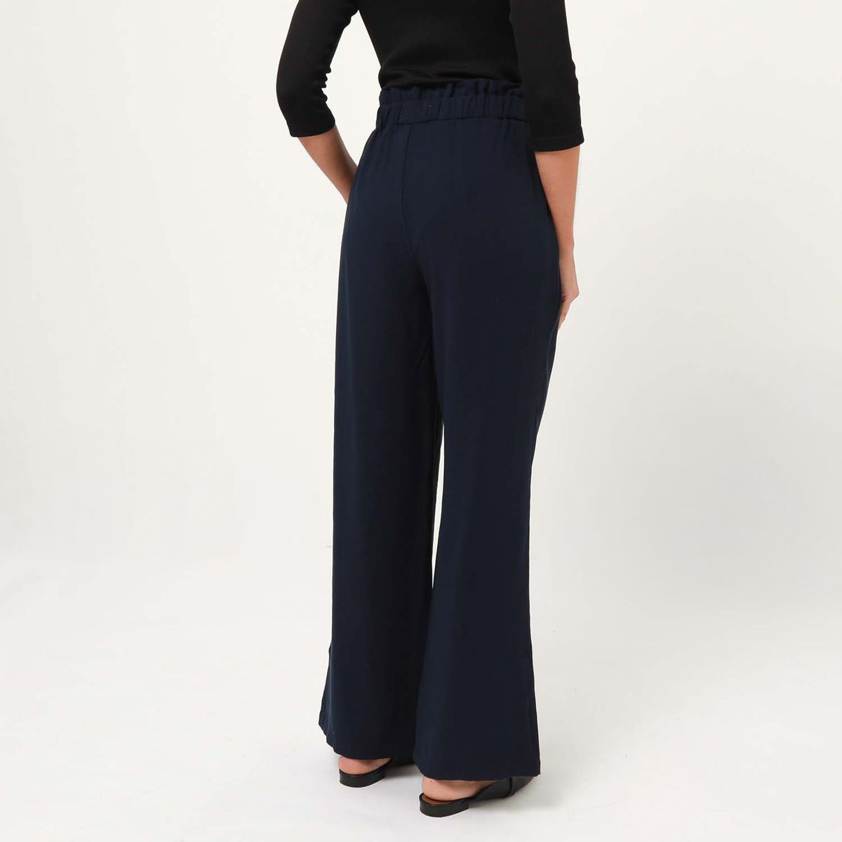 ELLE - Pantalón Palazzo Casual Mujer Elle