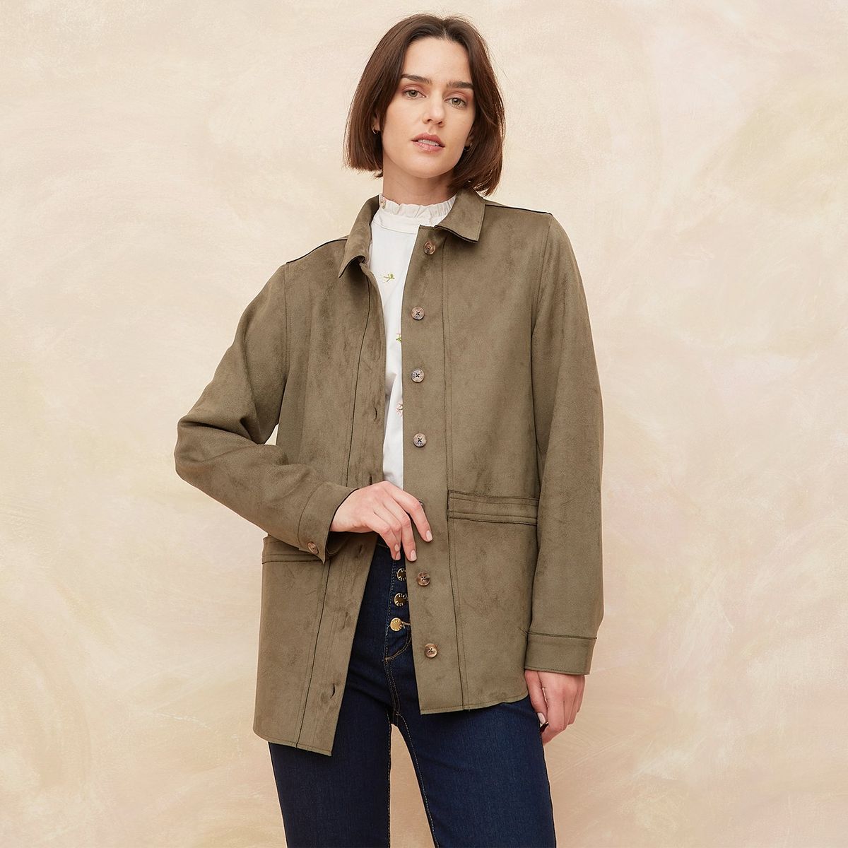 ELLE - Casaca Casual Mujer Elle