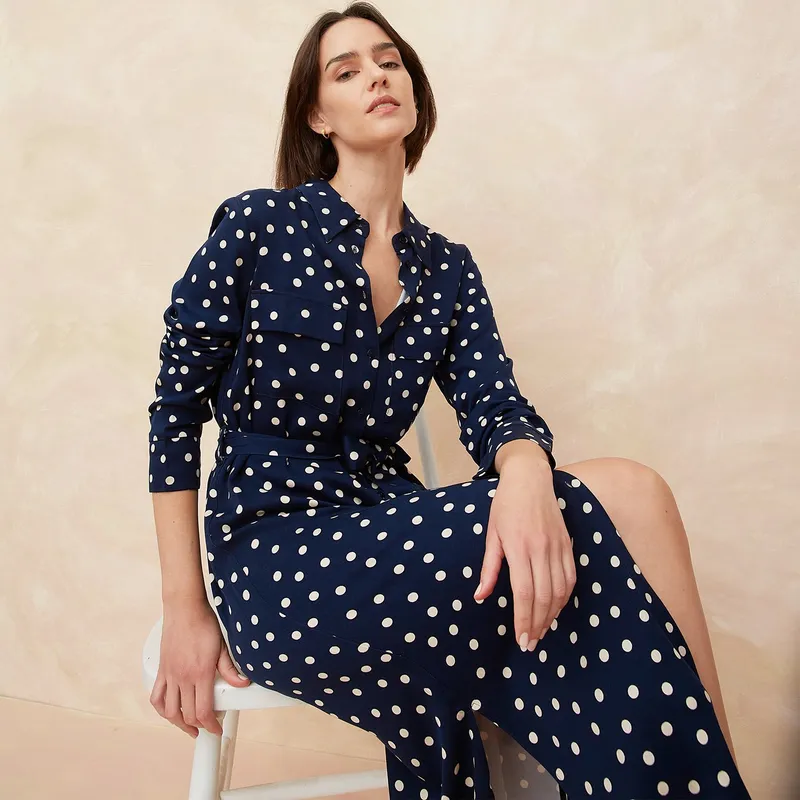 ELLE - Vestido Largo Casual Mujer Elle