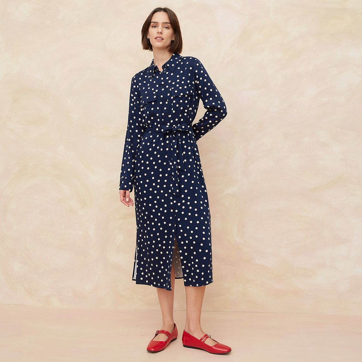 ELLE - Vestido Largo Casual Mujer Elle