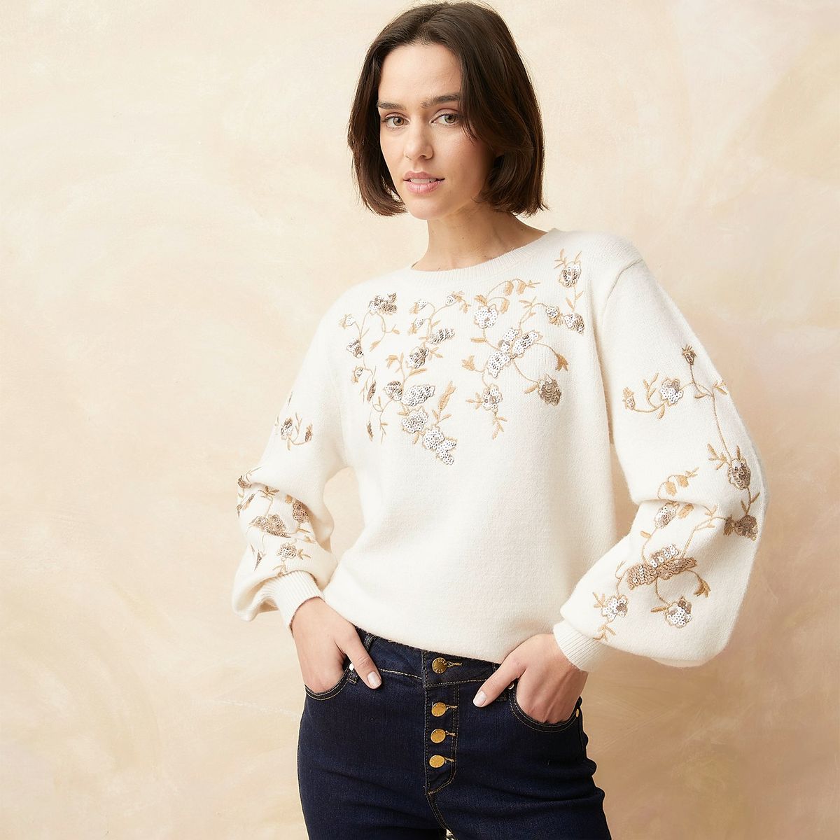 ELLE - Chompa Casual Mujer Elle