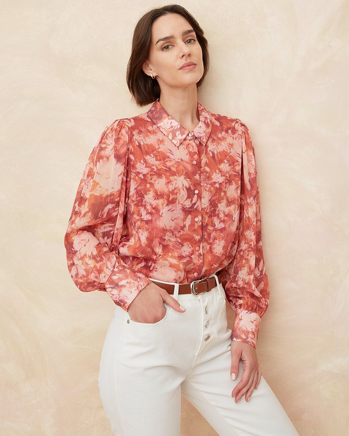 Blusa Manga Larga Casual Mujer Elle ELLE