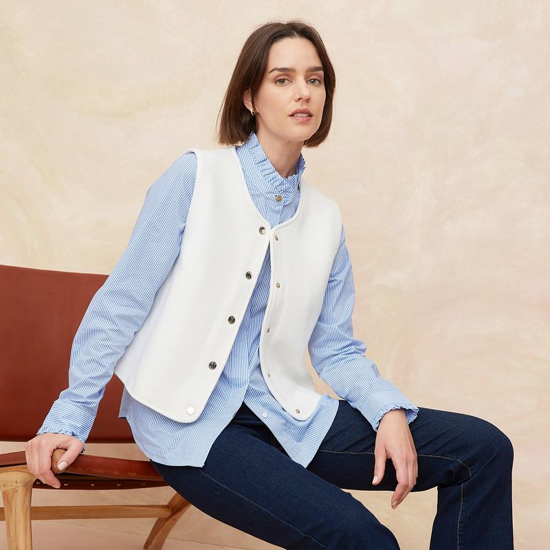 ELLE - Abrigo Casual Mujer Elle