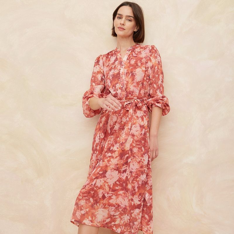 ELLE - Vestido Largo Casual Mujer Elle