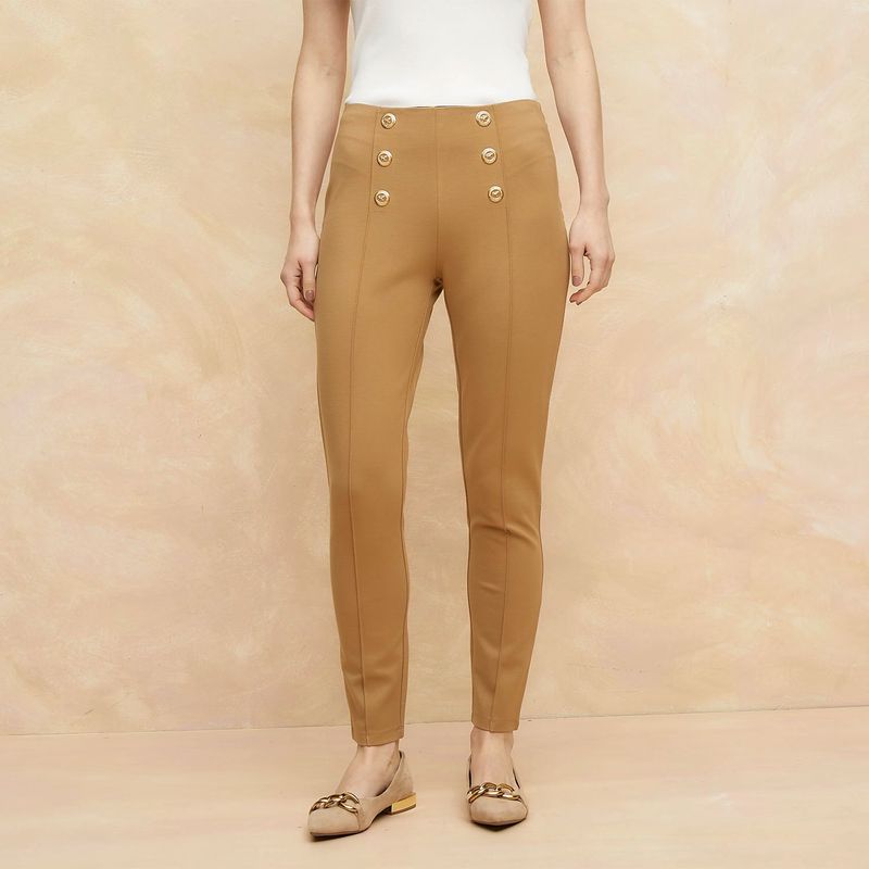 ELLE - Pantalón Leggings Casual Mujer Elle