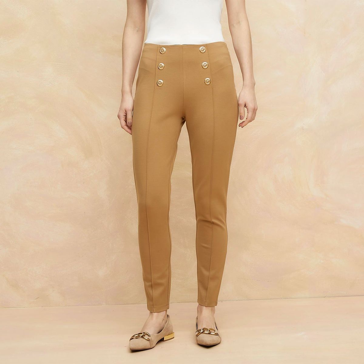 ELLE - Pantalón Leggings Casual Mujer Elle