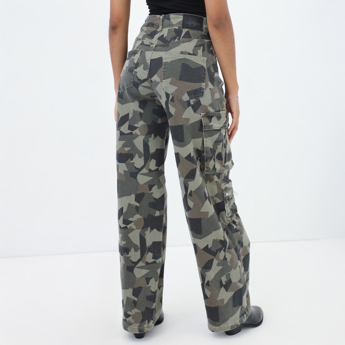 DENIMLAB - Pantalón Cargo Denimlab Mujer