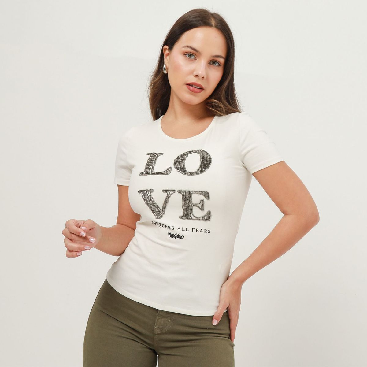 MOSSIMO - Polo Manga Corta Mujer Mossimo