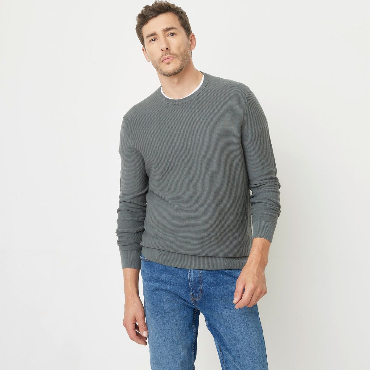 NEWPORT - Chompa Algodón Sport Hombre Newport