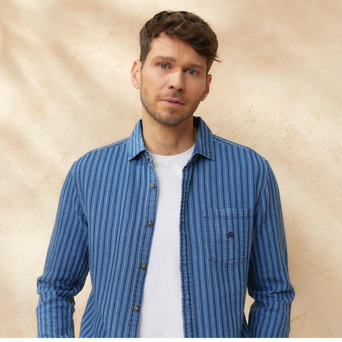 CASCAIS - Camisa 100% Algodón Casual Hombre Cascais