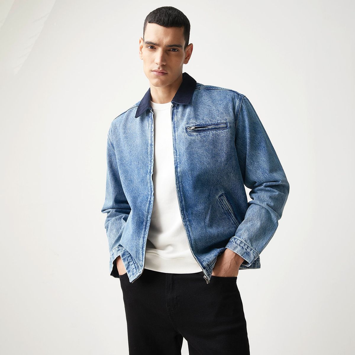 BASEMENT - Casaca 100% Algodón Casual Hombre Basement