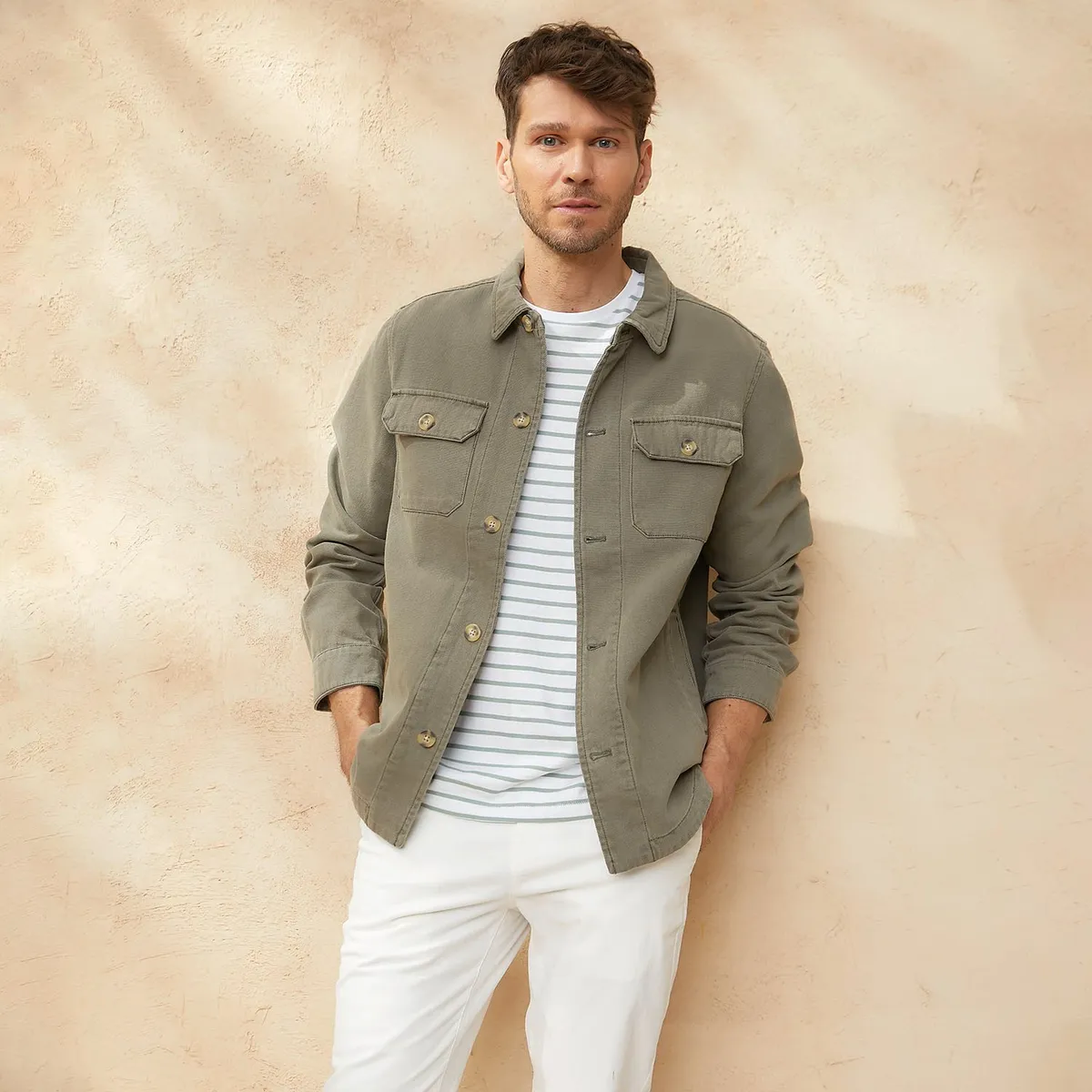 CASCAIS - Casaca 100% Algodón Casual Hombre Cascais