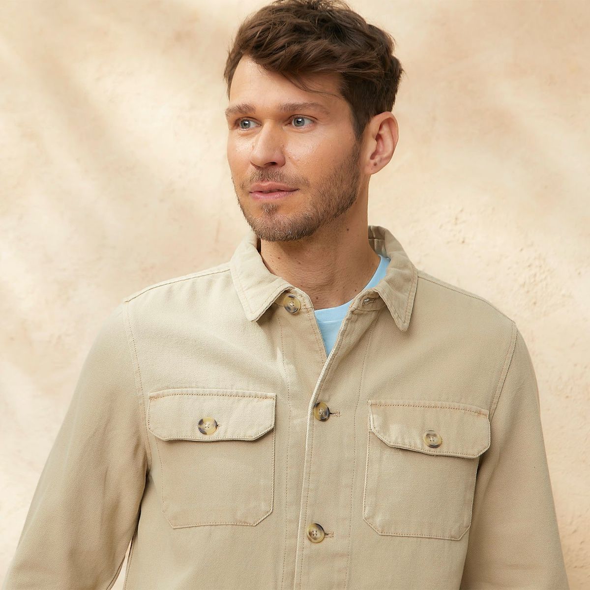 CASCAIS - Casaca 100% Algodón Casual Hombre Cascais