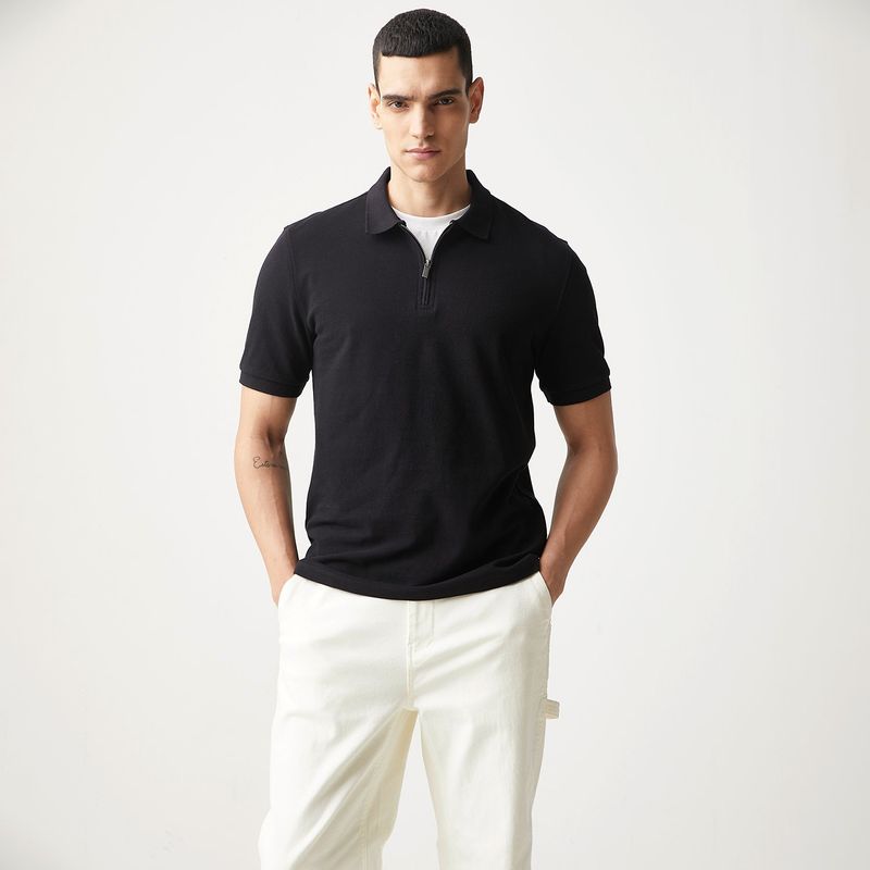 BASEMENT - Polo 100% Algodón Manga Corta Hombre Basement