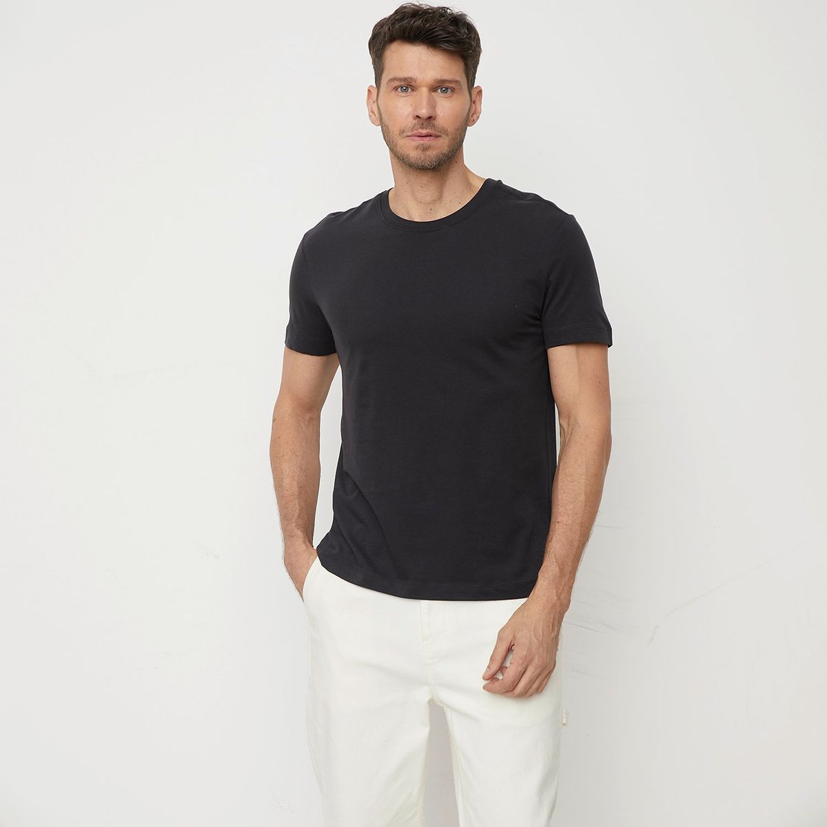 BASEMENT - Polo 100% Algodón Manga Corta Hombre Basement