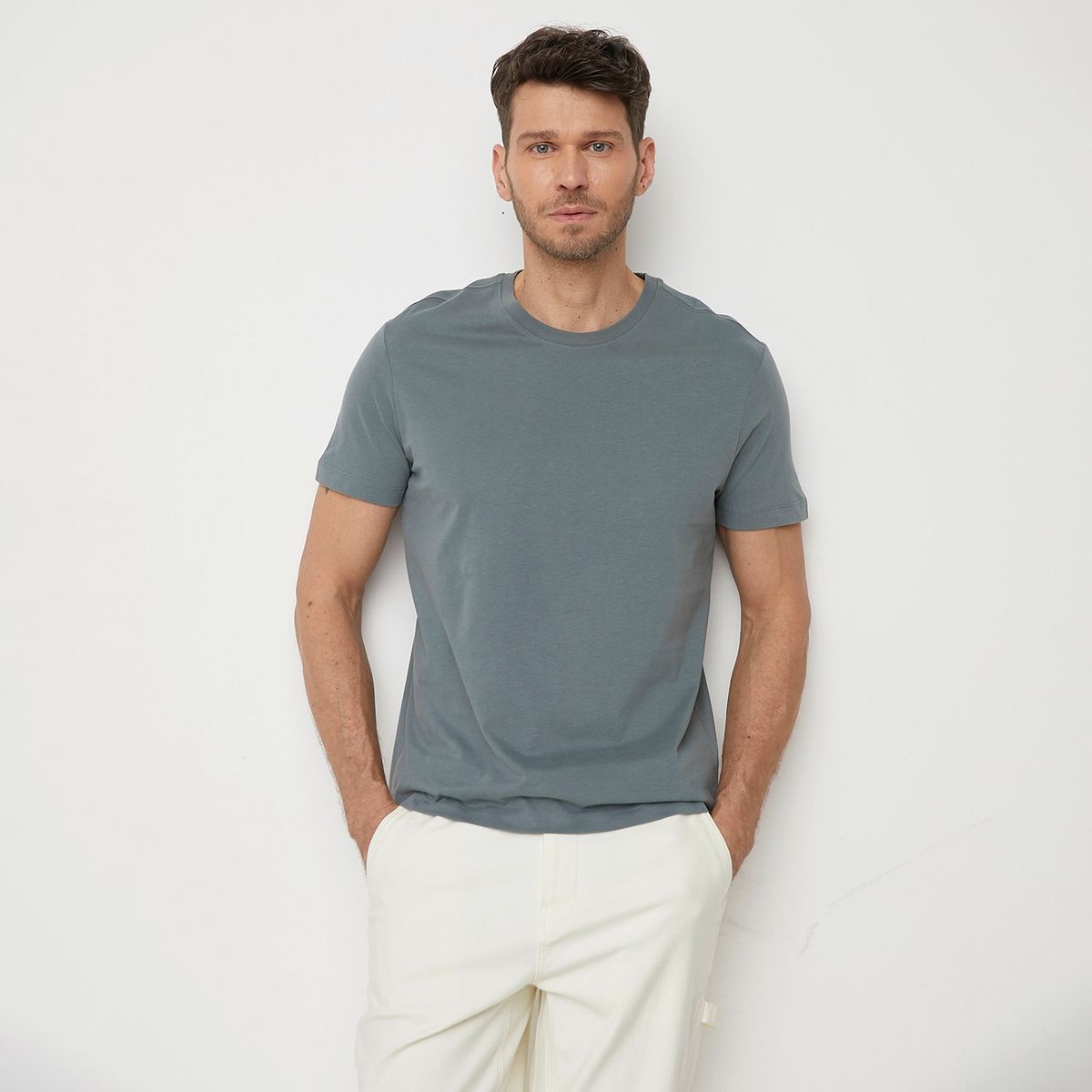 BASEMENT - Polo 100% Algodón Manga Corta Hombre Basement