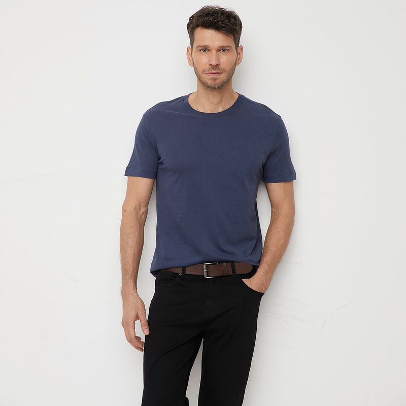 BASEMENT - Polo 100% Algodón Manga Corta Hombre Basement