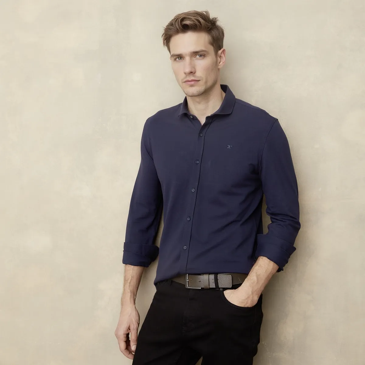 WOLF&HANK - Camisa Casual Hombre Wolf&hank