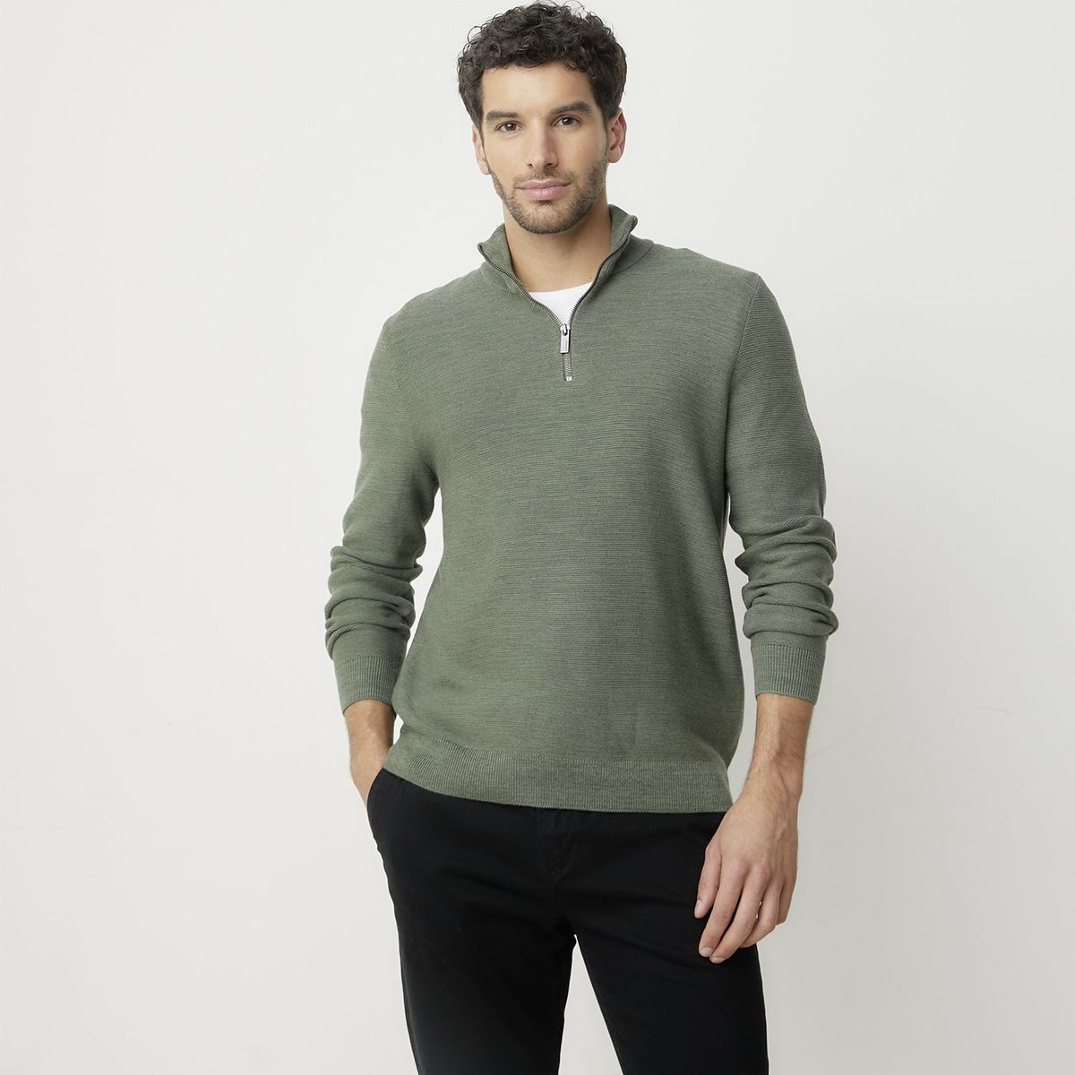 NEWPORT - Chompa Algodón Sport Hombre Newport