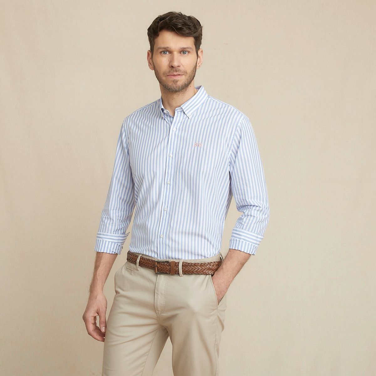 LA MARTINA - Camisa 100% Algodón Sport Hombre La Martina