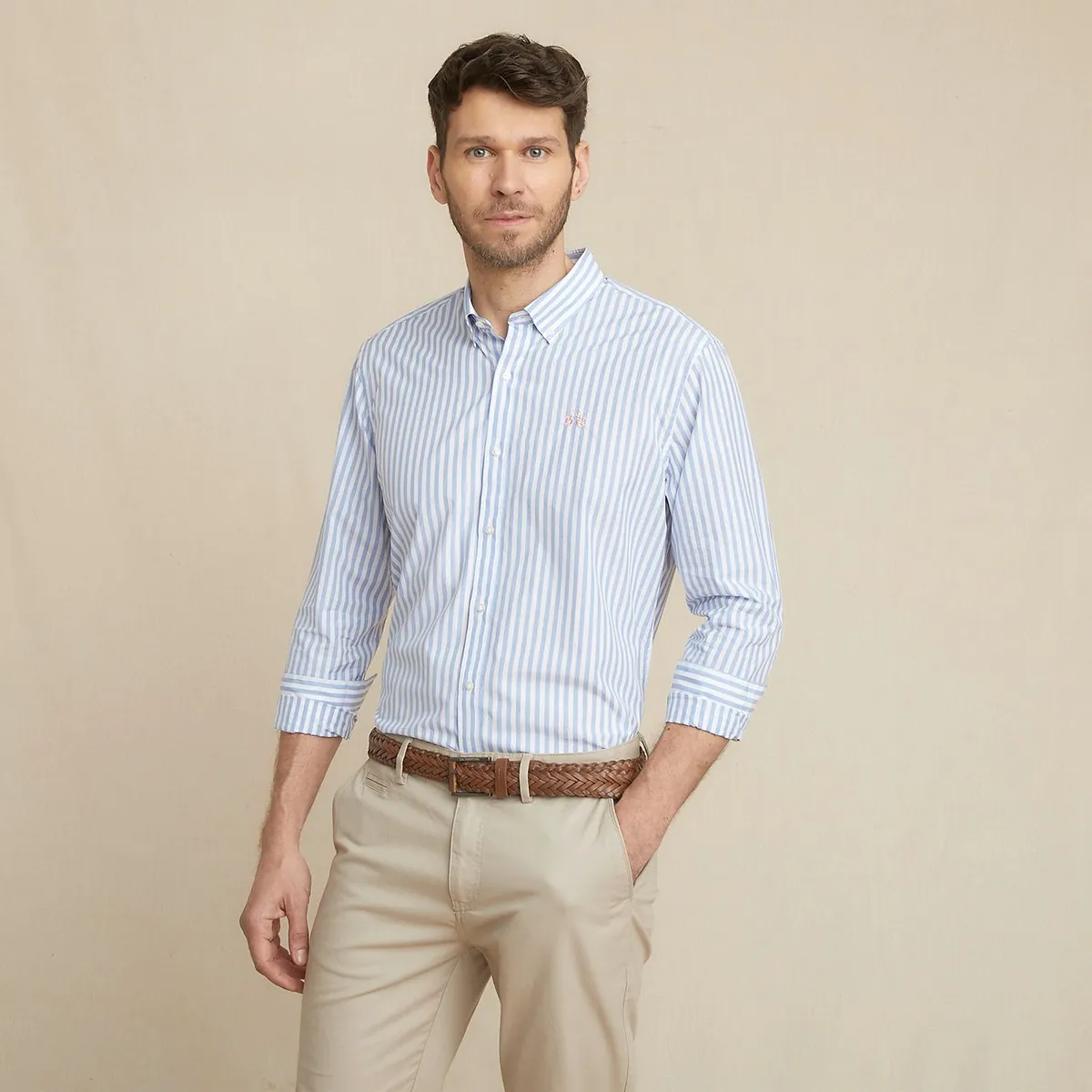 LA MARTINA - Camisa 100% Algodón Sport Hombre La Martina