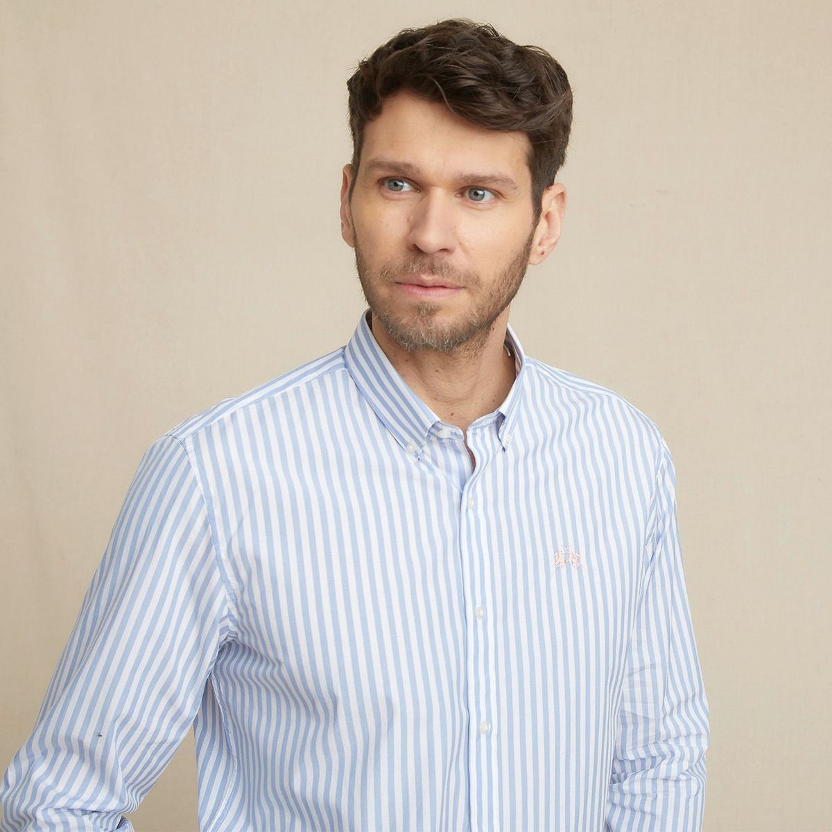 LA MARTINA - Camisa 100% Algodón Sport Hombre La Martina