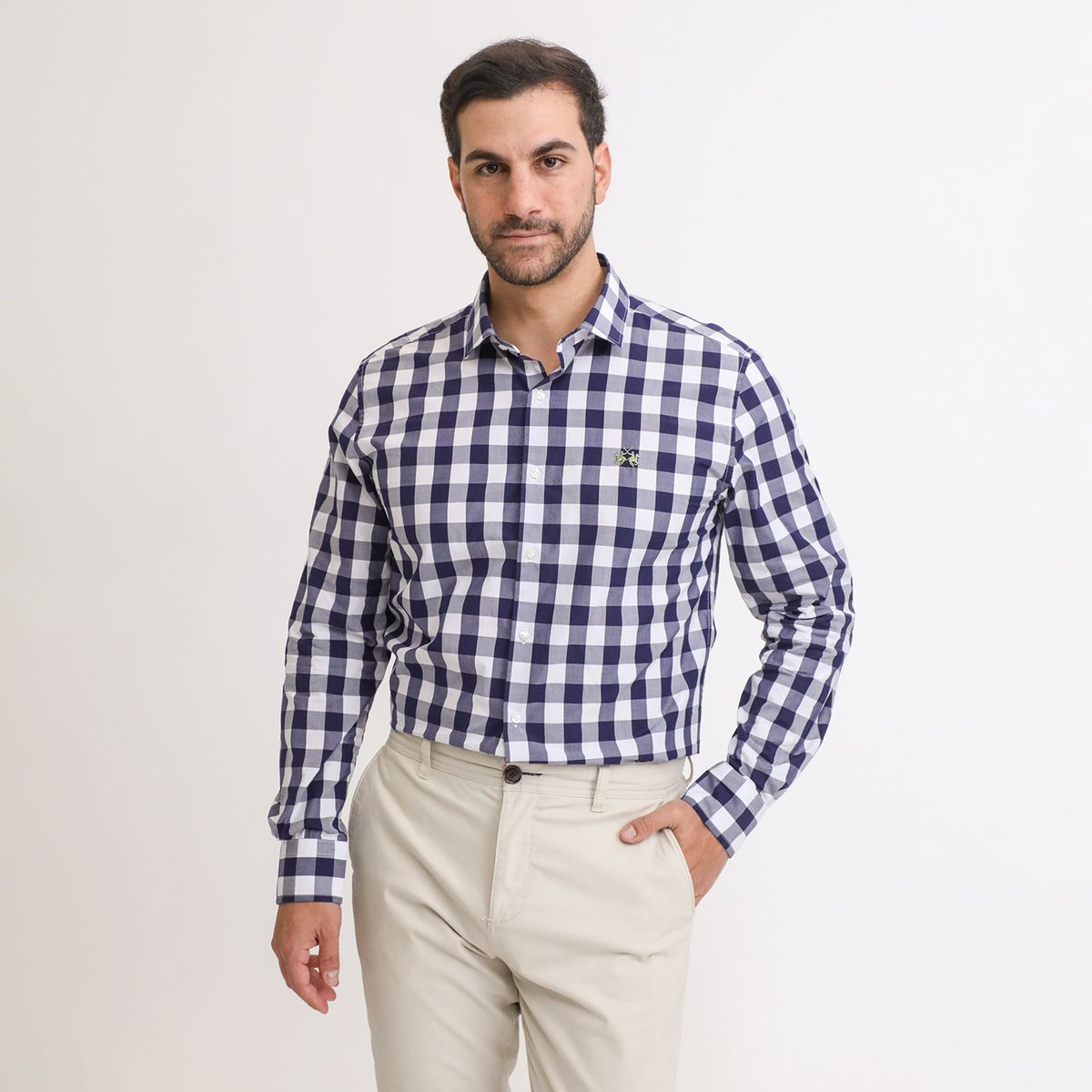 LA MARTINA - Camisa 100% Algodón Sport Hombre La Martina