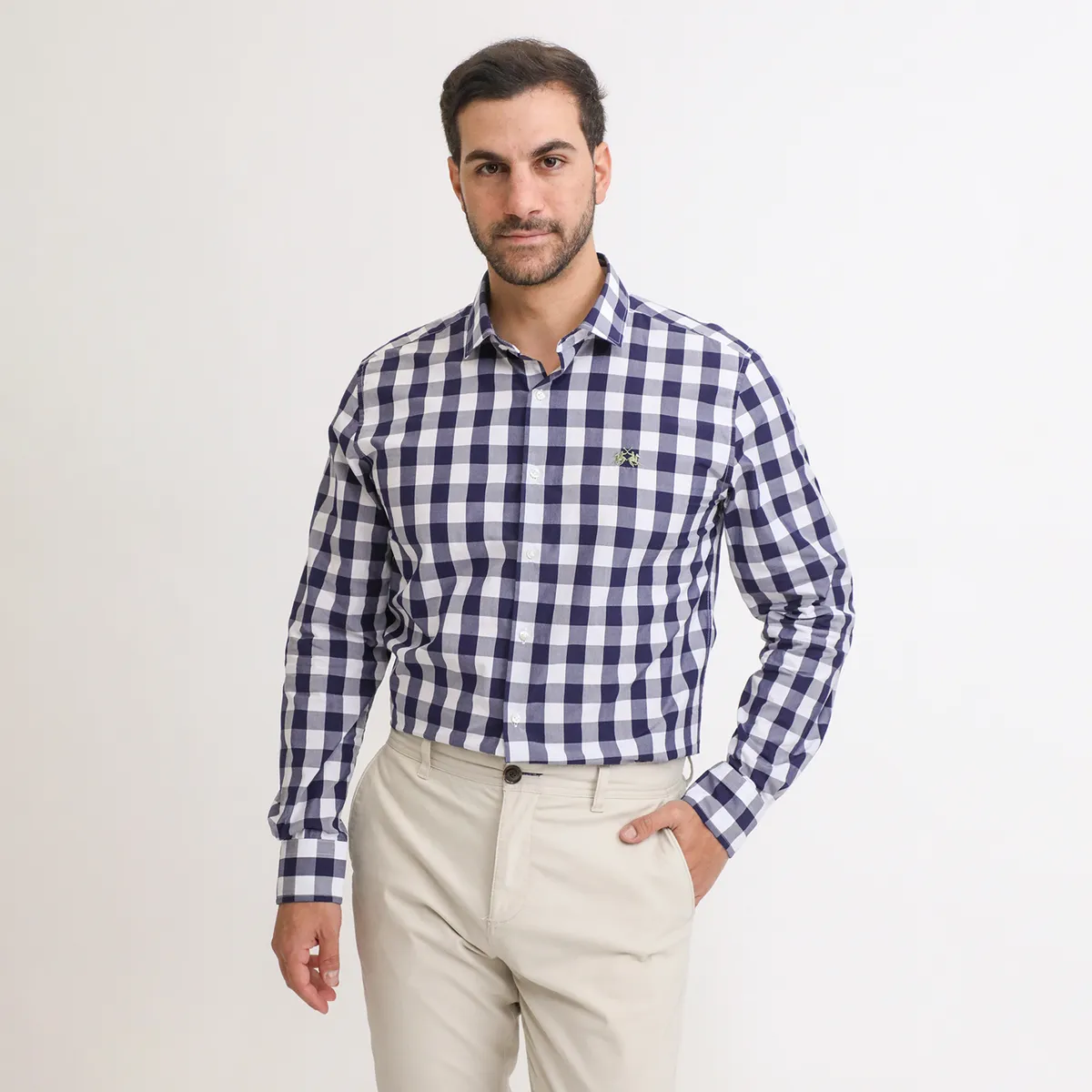 LA MARTINA - Camisa 100% Algodón Sport Hombre La Martina