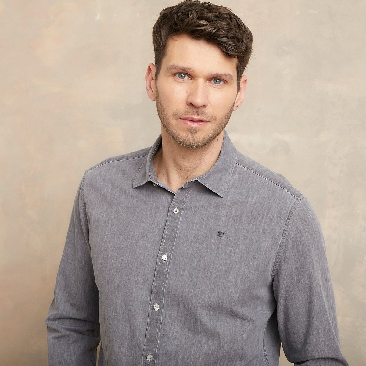 WOLF&HANK - Camisa 100% Algodón Sport Hombre Wolf&hank