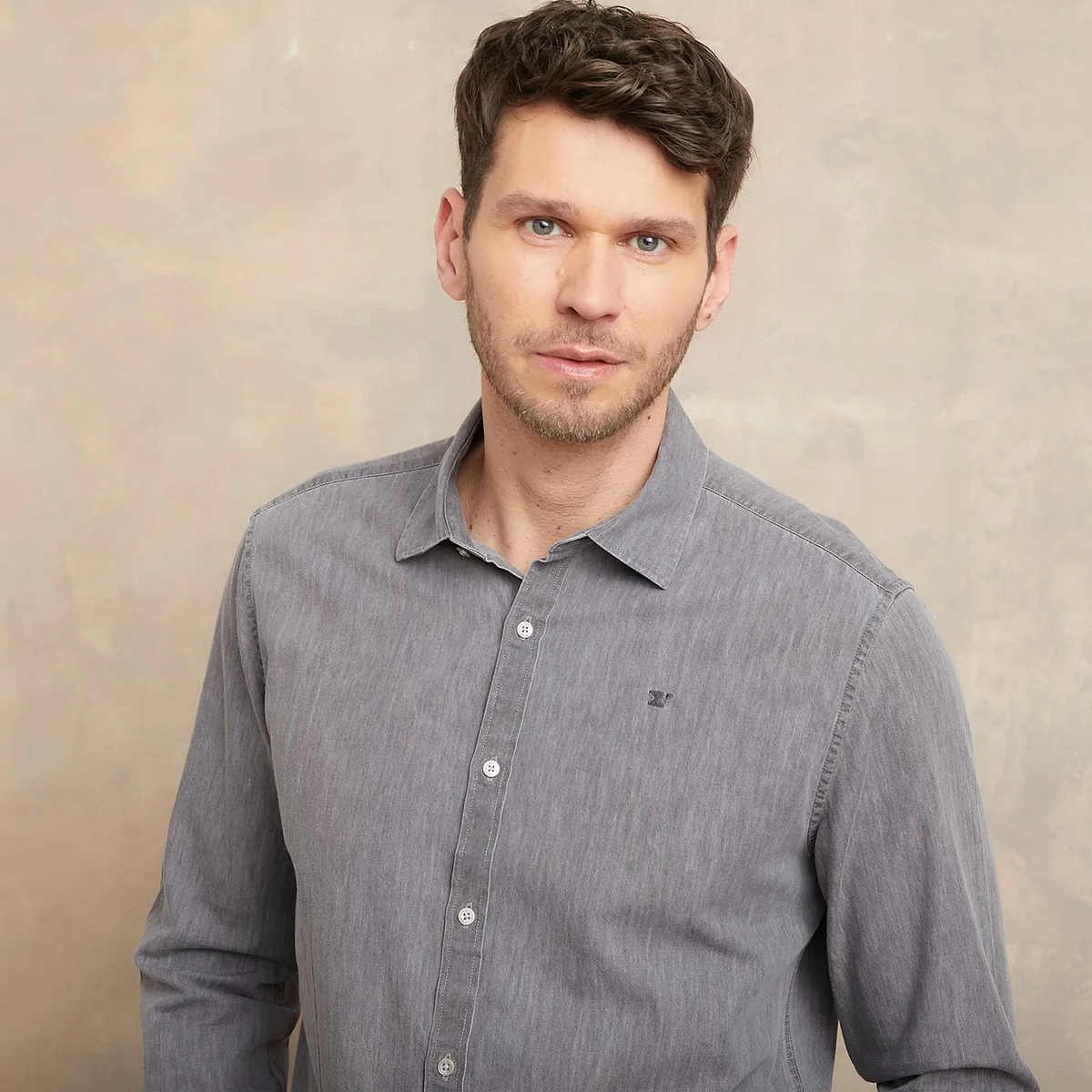 WOLF&HANK - Camisa 100% Algodón Sport Hombre Wolf&hank