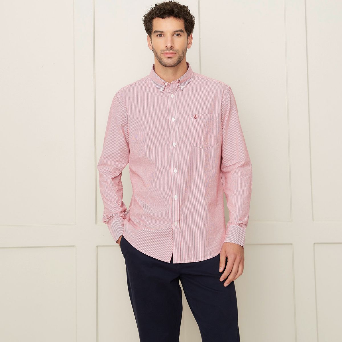 CHRISTIAN LACROIX - Camisa 100% Algodón Sport Hombre Christian Lacroix