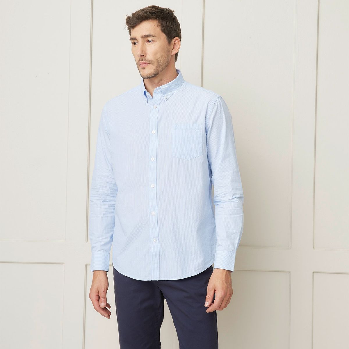 CHRISTIAN LACROIX - Camisa 100% Algodón Sport Hombre Christian Lacroix