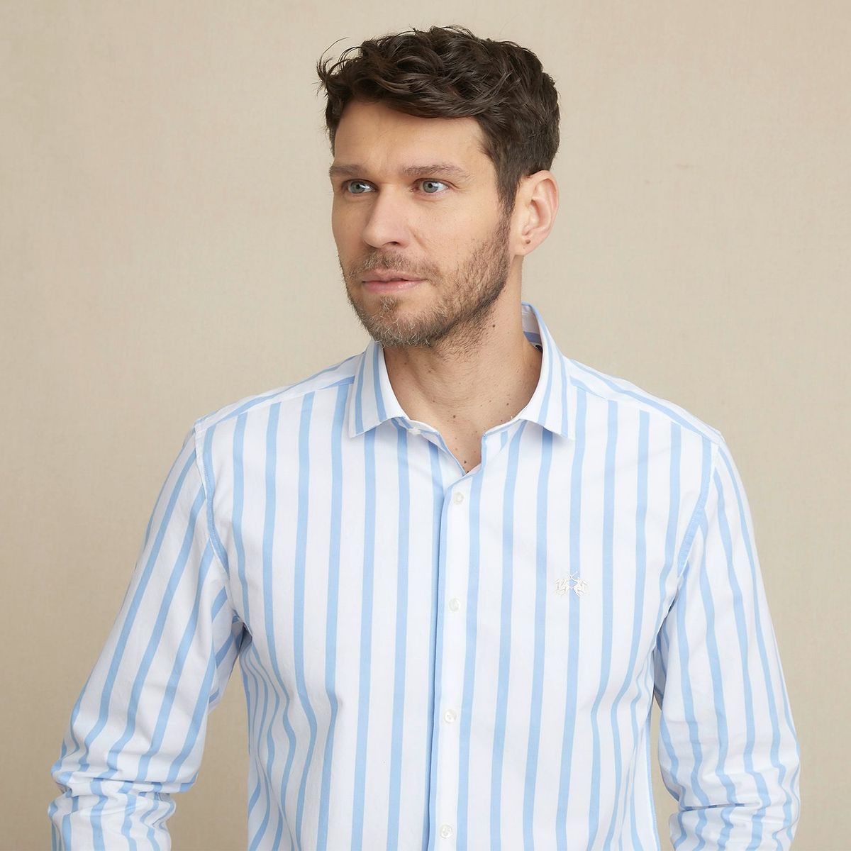 LA MARTINA - Camisa 100% Algodón Sport Hombre La Martina