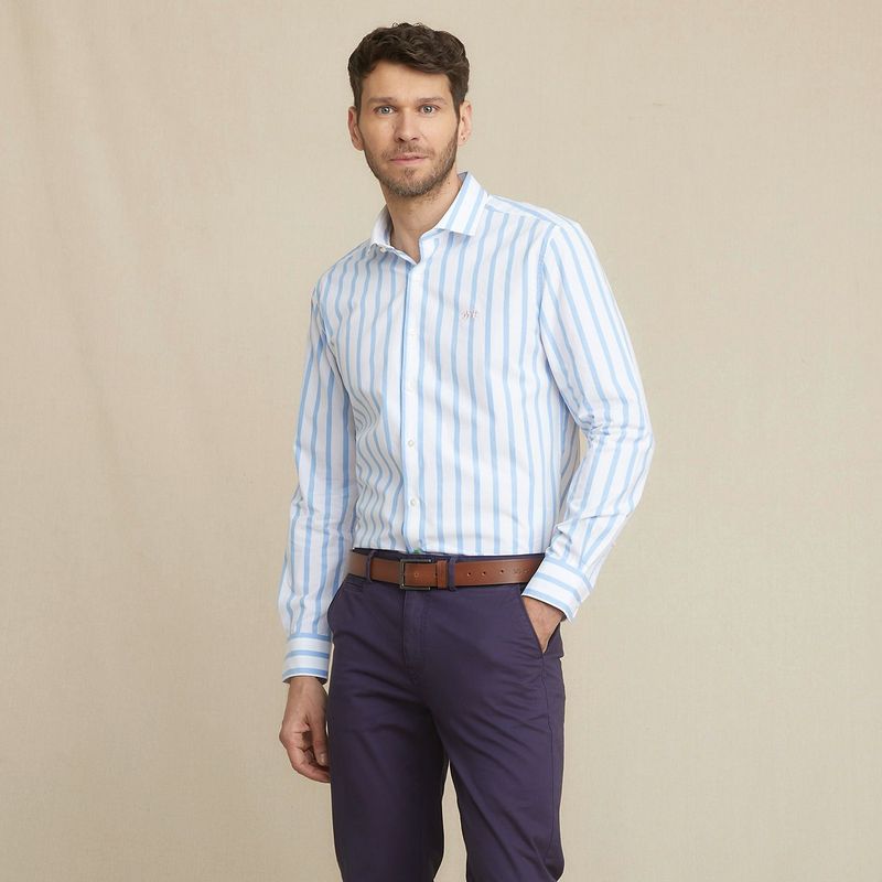 LA MARTINA - Camisa 100% Algodón Sport Hombre La Martina