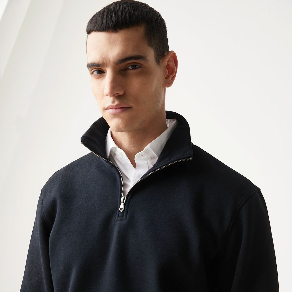 BASEMENT - Polera Casual Regular Hombre Basement