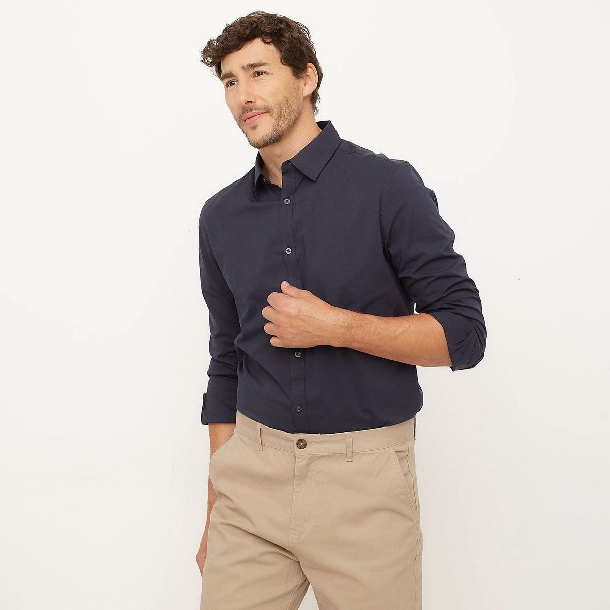 NEWPORT - Camisa Algodón Sport Hombre Newport