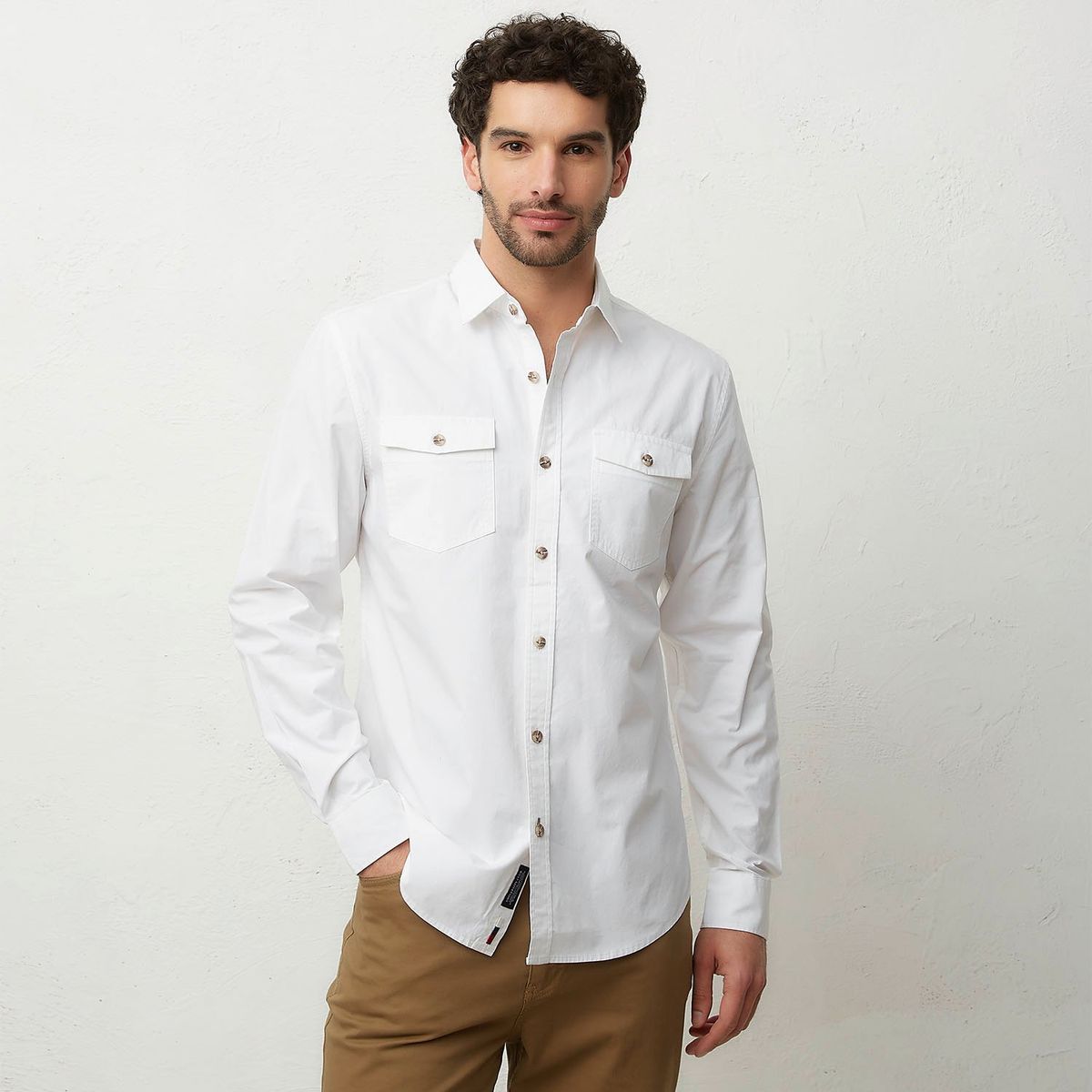 UNIVERSITY CLUB - Camisa 100% Algodón Casual Hombre University Club