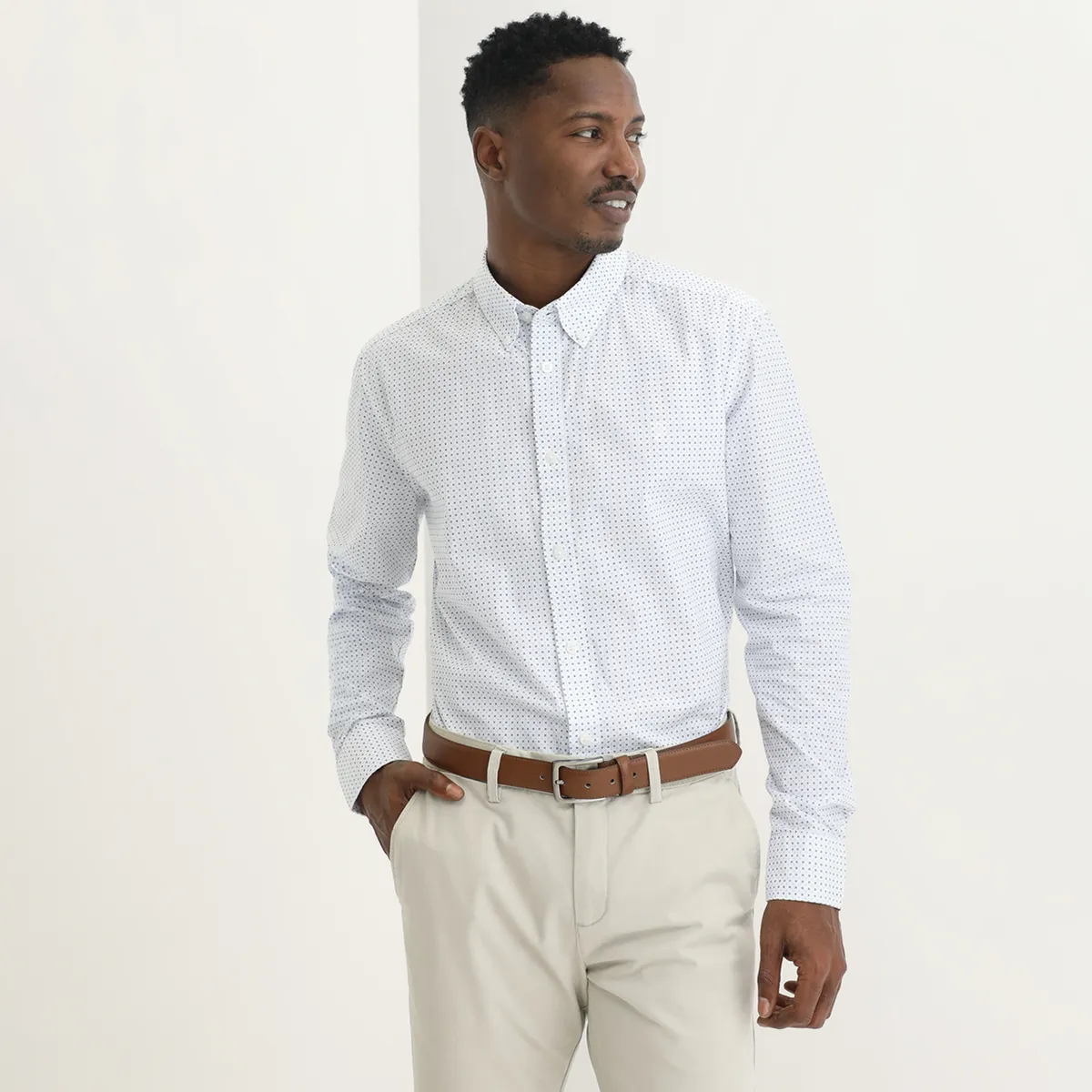 CHRISTIAN LACROIX - Camisa 100% Algodón Sport Hombre Christian Lacroix