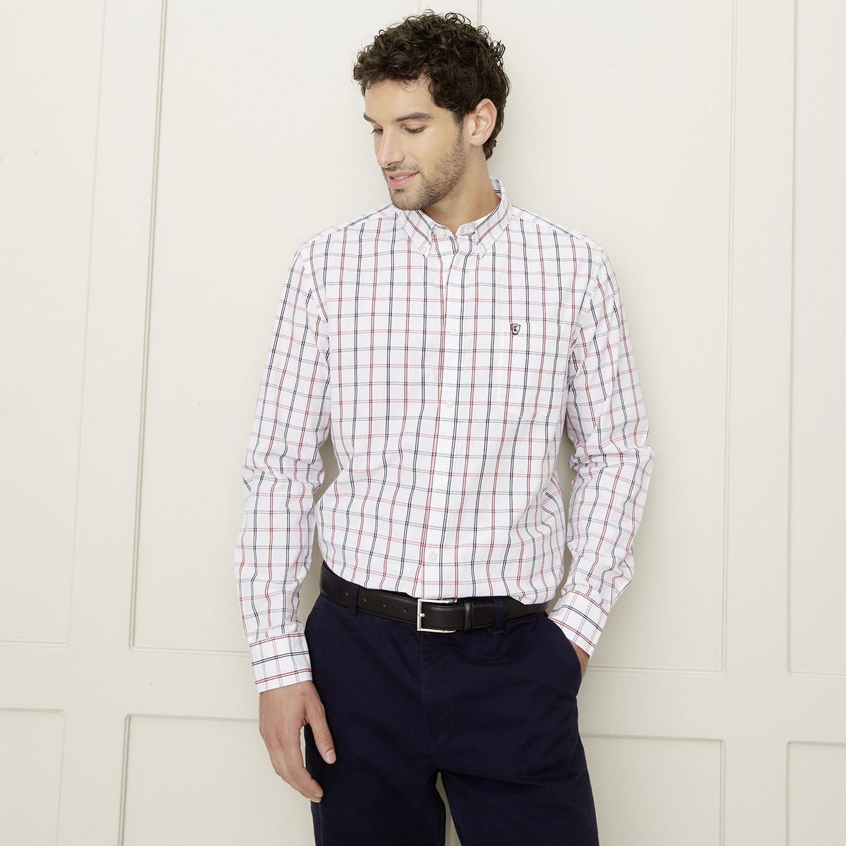 CHRISTIAN LACROIX - Camisa 100% Algodón Casual Hombre Christian Lacroix