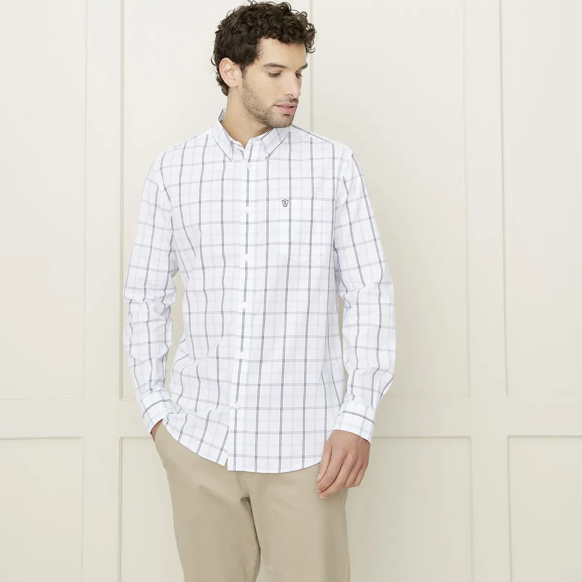 CHRISTIAN LACROIX - Camisa 100% Algodón Casual Hombre Christian Lacroix