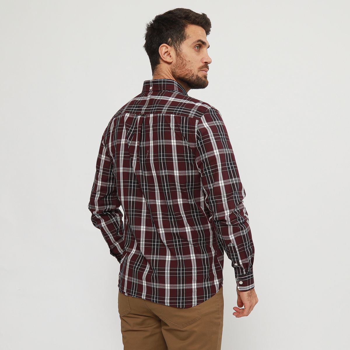 UNIVERSITY CLUB - Camisa 100% Algodón Casual Hombre University Club