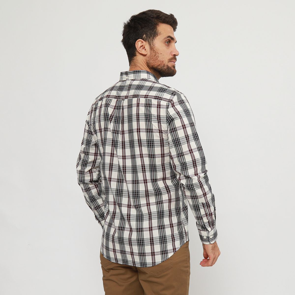 UNIVERSITY CLUB - Camisa 100% Algodón Casual Hombre University Club