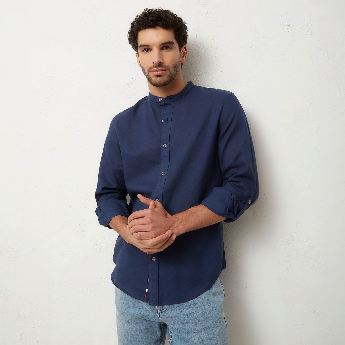 UNIVERSITY CLUB - Camisa Lino Casual Hombre University Club