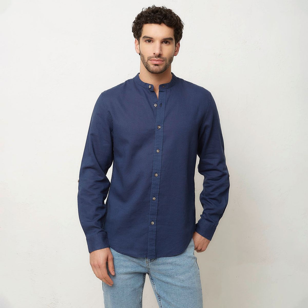UNIVERSITY CLUB - Camisa Lino Casual Hombre University Club