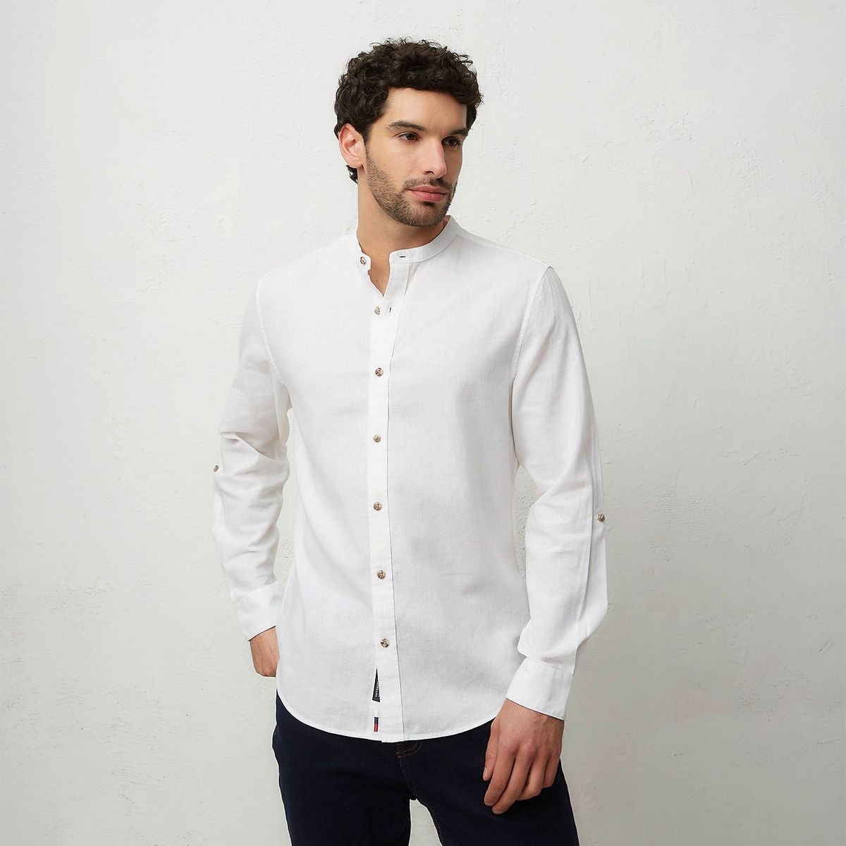 UNIVERSITY CLUB - Camisa Lino Casual Hombre University Club