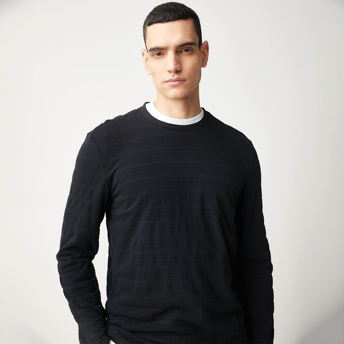 BASEMENT - Polo 100% Algodón Manga Larga Hombre Basement