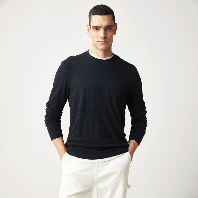 BASEMENT - Polo 100% Algodón Manga Larga Hombre Basement