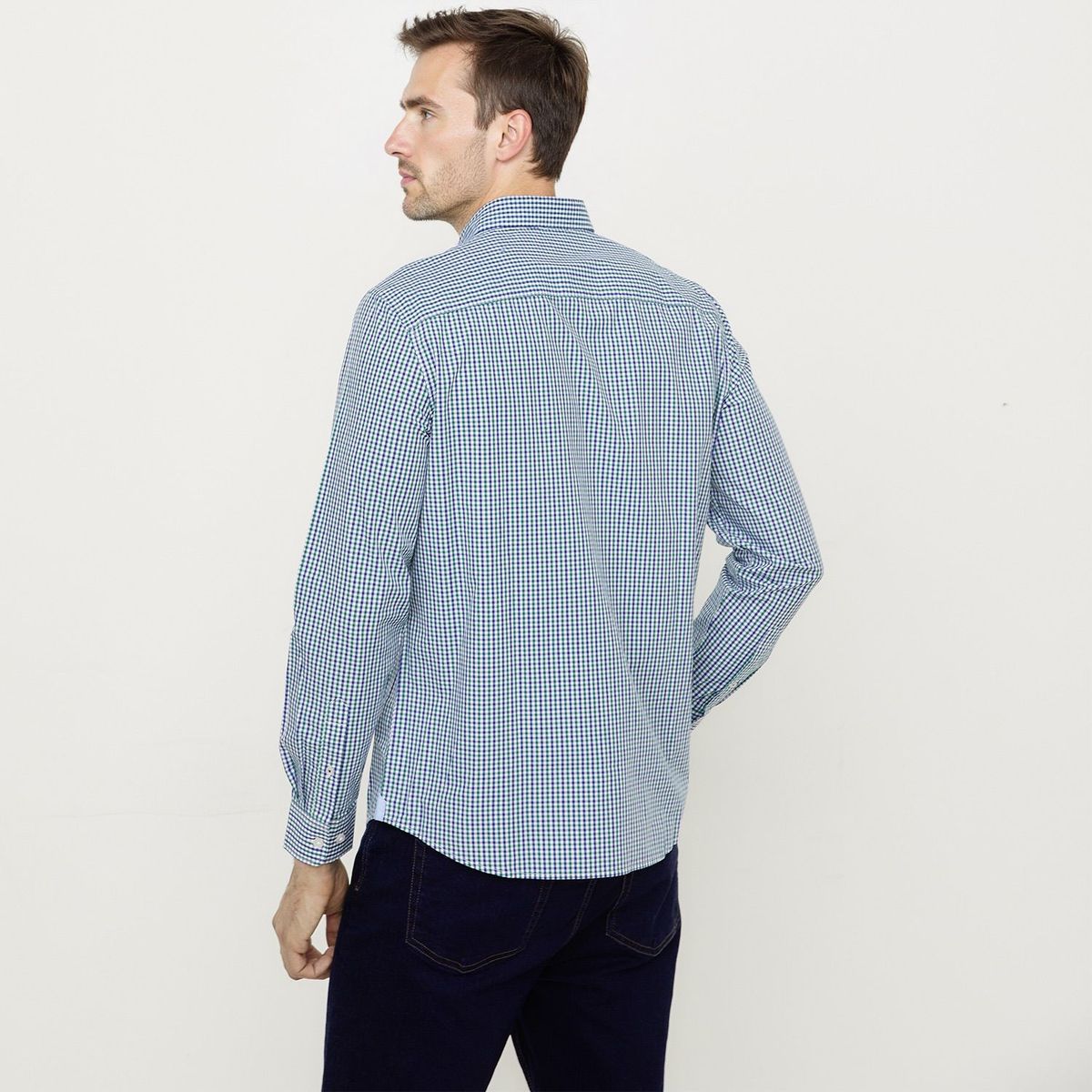 UNIVERSITY CLUB - Camisa 100% Algodón Casual Hombre University Club