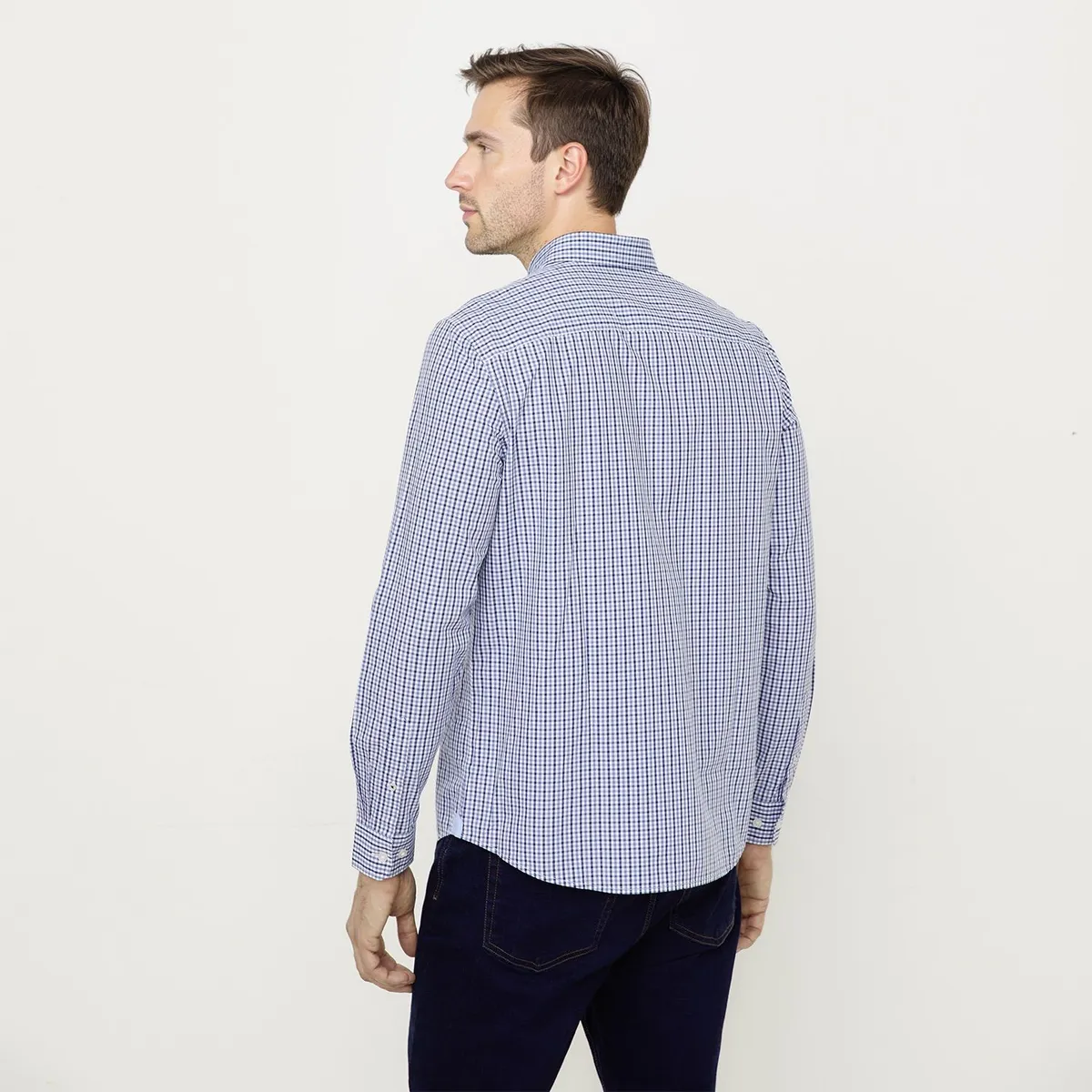 UNIVERSITY CLUB - Camisa 100% Algodón Casual Hombre University Club